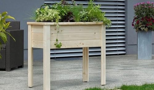 Balkon-Hochbeet Herb aus massiver Gebirgsfichte - 5