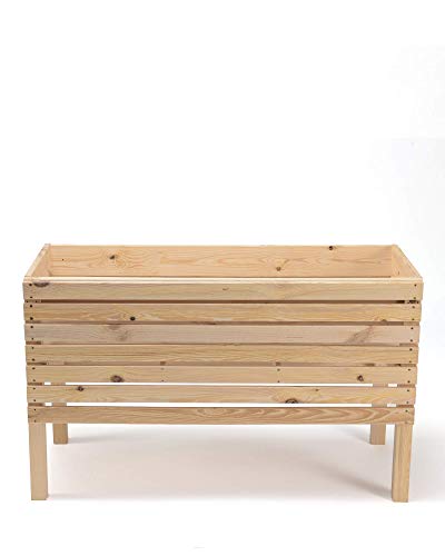 myGardenlust Hochbeet aus Holz – Kräuterbeet für Garten Terrasse Balkon – Pflanzkübel Pflanzkasten - 4